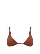 Matchesfashion.com Eres - Mouna Triangle Bikini Top - Womens - Brown