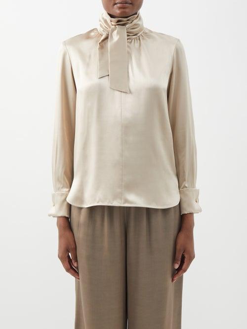 Max Mara - Tenebre Blouse - Womens - Beige