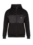 Matchesfashion.com Prada - Logo Appliqu Hooded Track Top - Mens - Black