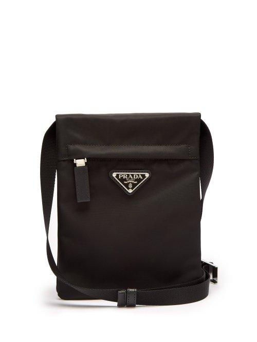 Matchesfashion.com Prada - Nylon Cross Body Bag - Mens - Black