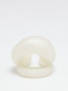 Completedworks - Resin & 18kt Gold-vermeil Ear Cuff - Womens - White