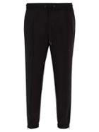 Matchesfashion.com Dolce & Gabbana - Virgin Wool Track Pants - Mens - Black