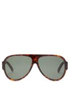 Matchesfashion.com Givenchy - Aviator Tortoiseshell Acetate Sunglasses - Womens - Tortoiseshell