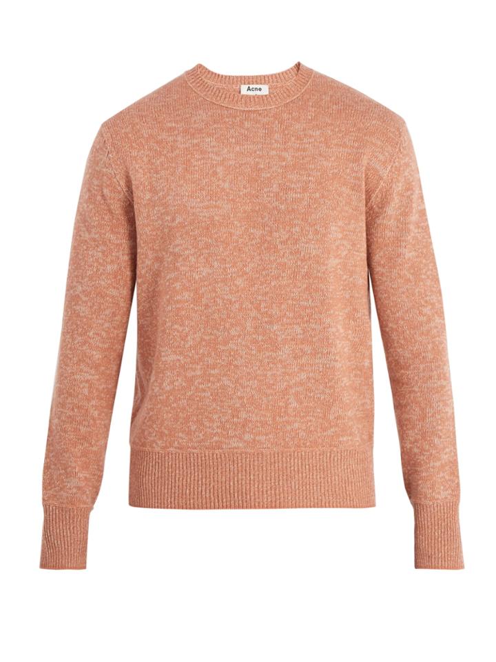 Acne Studios Neriah Wool And Cotton-blend Sweater