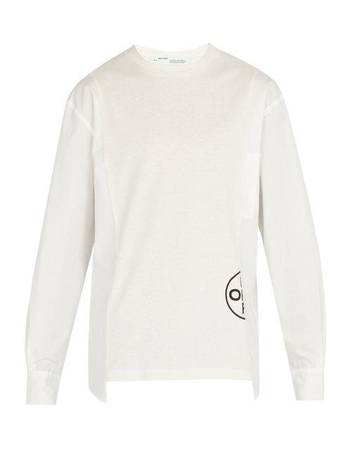 Matchesfashion.com Off-white - Hybrid Cotton Shirt - Mens - White