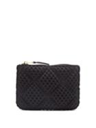 Matchesfashion.com Comme Des Garons Wallet - Quilted Woven Pouch - Mens - Black