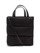 Marni - Museo Small Quilted Nylon And Leather Tote Bag - Womens - Black