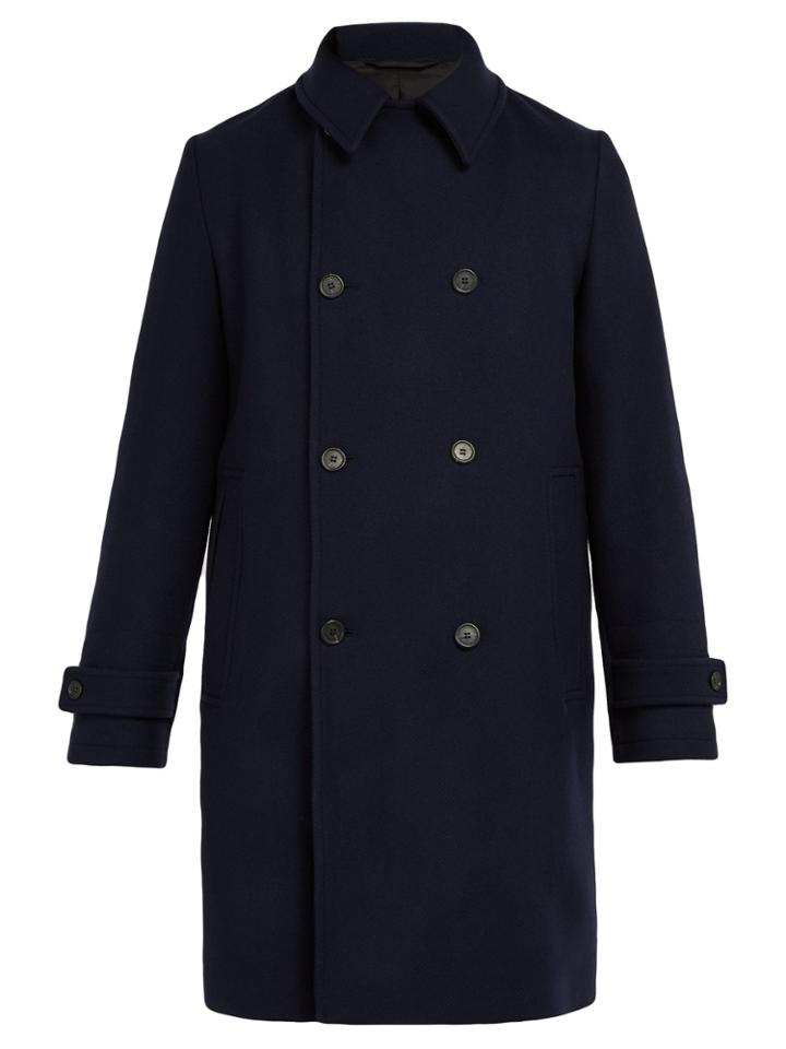Stella Mccartney Double-breasted Wool-twill Coat