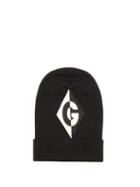 Matchesfashion.com Gucci - Embroidered Monogram Wool Beanie Hat - Mens - Black
