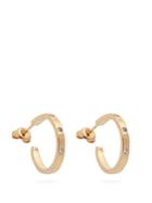 Aurélie Bidermann Fine Jewellery Fair Trade Topaz & Yellow-gold Hoop Earrings