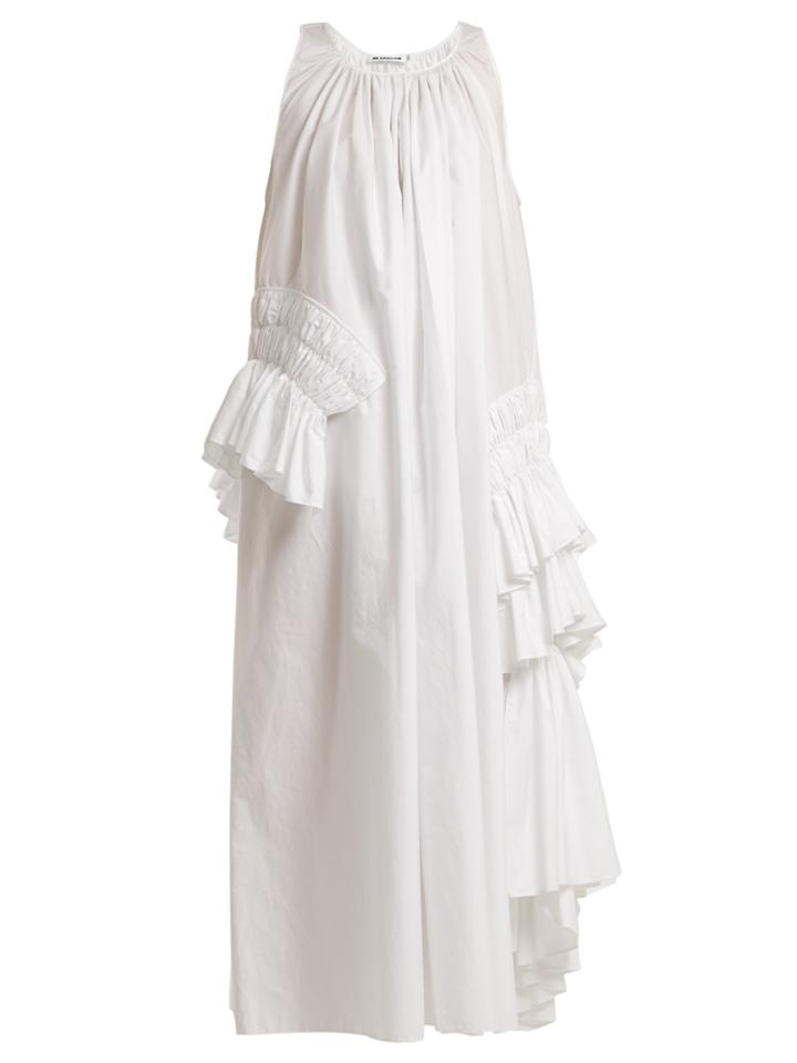 Jil Sander Emphasis Cotton-poplin Dress