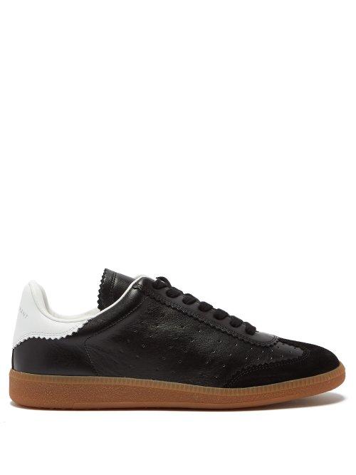 Matchesfashion.com Isabel Marant - Bryce Leather Trainers - Womens - White Black