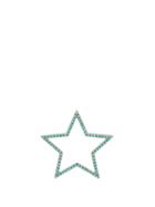 Matchesfashion.com Rosa De La Cruz - Turquoise And 18kt Gold Star Pendant - Womens - Blue Gold