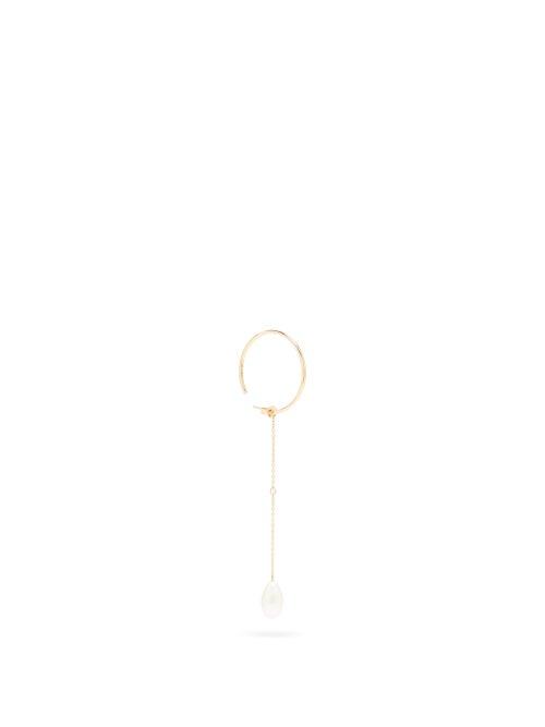 Matchesfashion.com Anissa Kermiche - Pearl & 18kt Gold Single Earring - Womens - Gold
