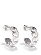 Givenchy - G-link Hoop Earrings - Womens - Silver