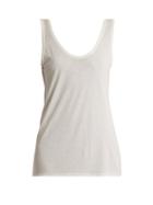 Matchesfashion.com The Row - Thomaston Jersey Tank Top - Womens - White