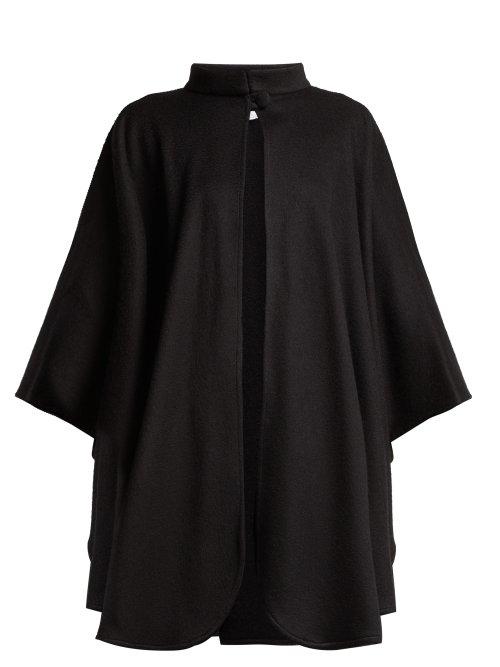 Matchesfashion.com Max Mara - Cashmere Cape - Womens - Black