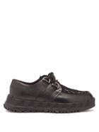 Matchesfashion.com Versace - Tread-sole Leather Derby Shoes - Mens - Black