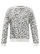 Matchesfashion.com Noon Goons - Galaxy Speckle-jacquard Sweater - Mens - Black White
