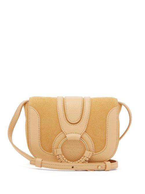Matchesfashion.com See By Chlo - Hana Mini Leather Cross Body Bag - Womens - Light Yellow