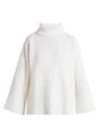 Matchesfashion.com Allude - Roll Neck Cashmere Sweater - Womens - Cream