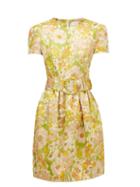 Matchesfashion.com Zimmermann - Super Eight Belted Floral-brocade Mini Dress - Womens - Pink Multi