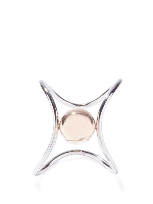 Isabel Marant - Metal Cuff - Womens - Silver Multi