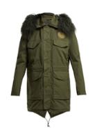 Matchesfashion.com Mr & Mrs Italy - Shearling Lined Cotton Parka - Womens - Dark Green