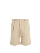 Matchesfashion.com Jw Anderson - Mid Rise Tailored Shorts - Mens - Beige