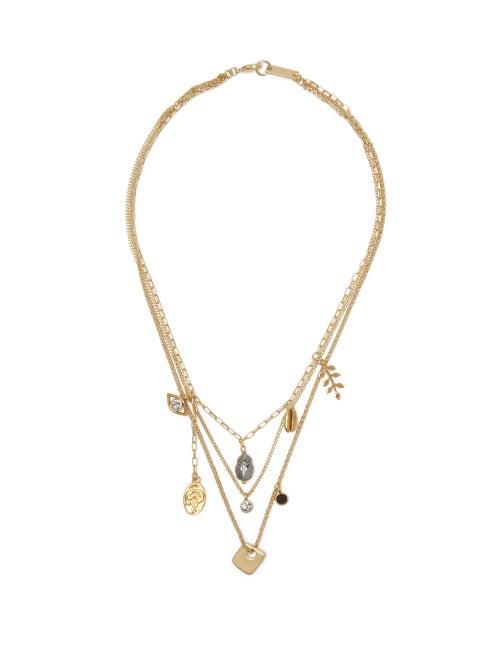 Matchesfashion.com Isabel Marant - Vedette Charm Necklace - Womens - Gold