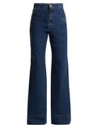 Loewe High-rise Wide-leg Flared Jeans