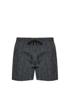 Dan Ward Tri-colour Print Swim Shorts