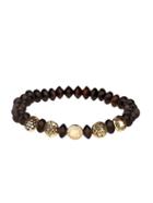 Luis Morais Diamond, Wood And Yellow-gold Bracelet