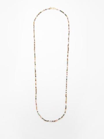 Rosa De La Cruz - Tourmaline & 18kt Gold Necklace - Womens - Multi