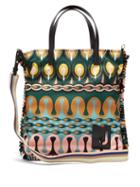 Matchesfashion.com La Doublej - Rio-print Midi Nylon Shopping Tote - Womens - Green Multi