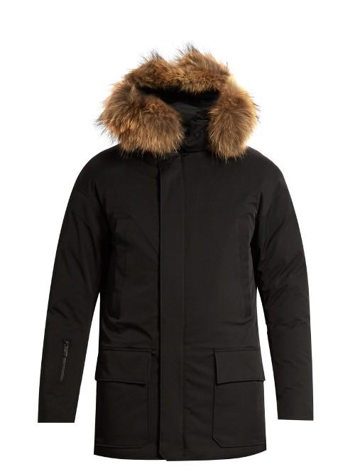 Fusalp Queyras Hooded Fur-trimmed Down Coat