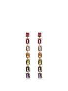 Matchesfashion.com Suzanne Kalan - Rainbow Topaz, Rhodalite & 14kt Gold Drop Earrings - Womens - Yellow Gold