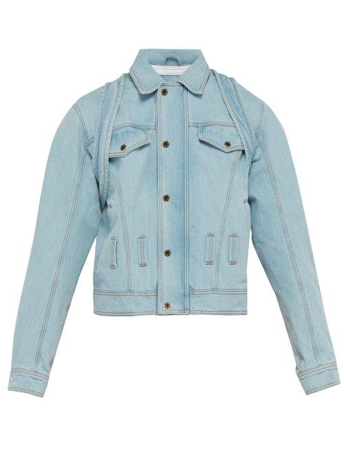 Matchesfashion.com Gmbh - Camar Harness Denim Jacket - Mens - Light Blue