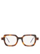 Matchesfashion.com Kuboraum - P2 Square Tortoiseshell-acetate Glasses - Mens - Tortoiseshell