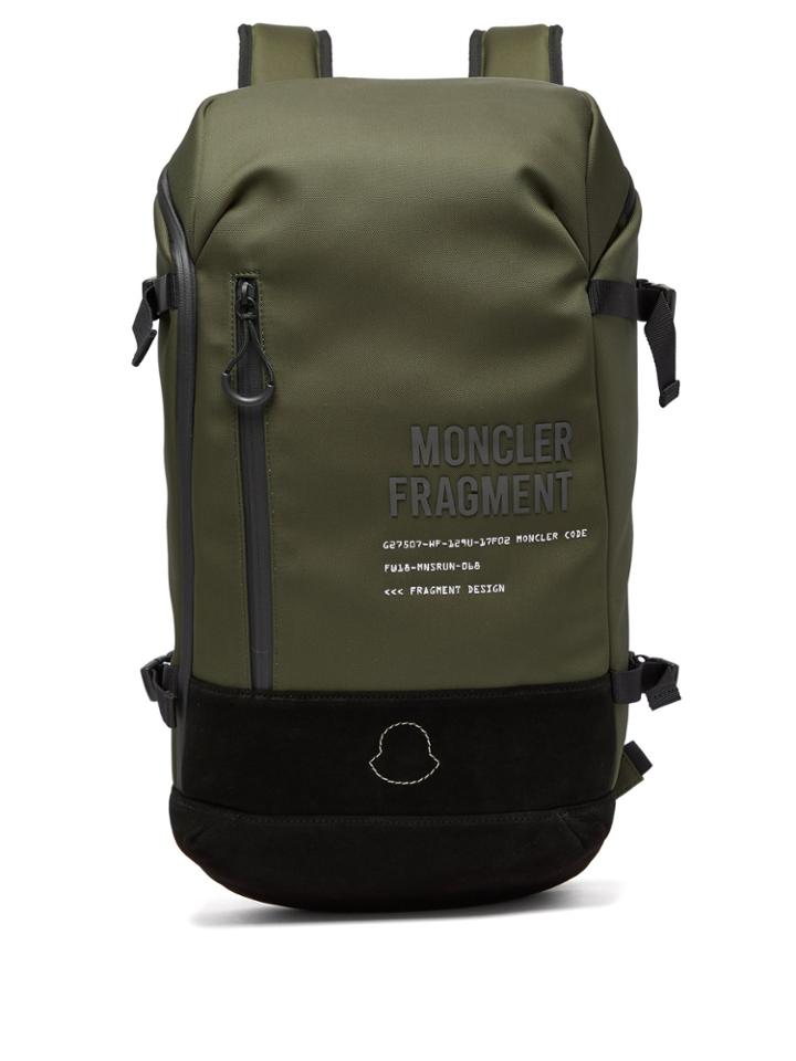 7 Moncler Fragment Fragment Hiroshi Fujiwara Canvas Backpack