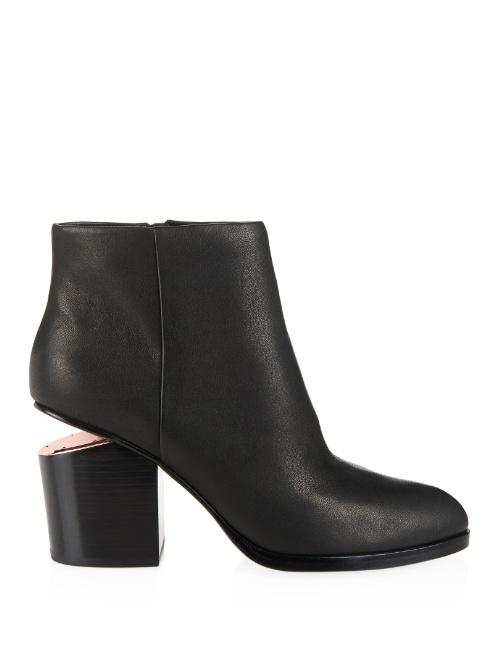 Alexander Wang Gabi Leather Ankle Boots