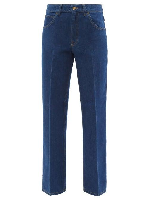 Victoria Beckham - Romy High-rise Wide-leg Jeans - Womens - Blue
