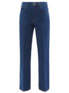 Victoria Beckham - Romy High-rise Wide-leg Jeans - Womens - Blue