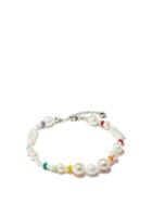 Matchesfashion.com Fry Powers - Coco Baroque Pearl & Sterling-silver Anklet - Womens - Pearl