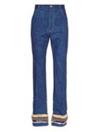 Toga High-rise Kick-flare Embellished Jeans