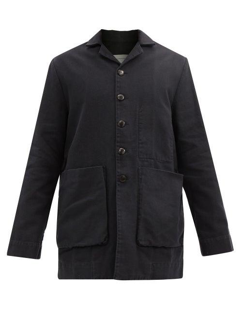 Matchesfashion.com Toogood - The Photographer Patch-pocket Cotton-canvas Jacket - Mens - Black