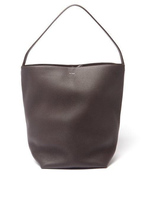 Ladies Bags The Row - Park Grained-leather Tote Bag - Womens - Dark Brown