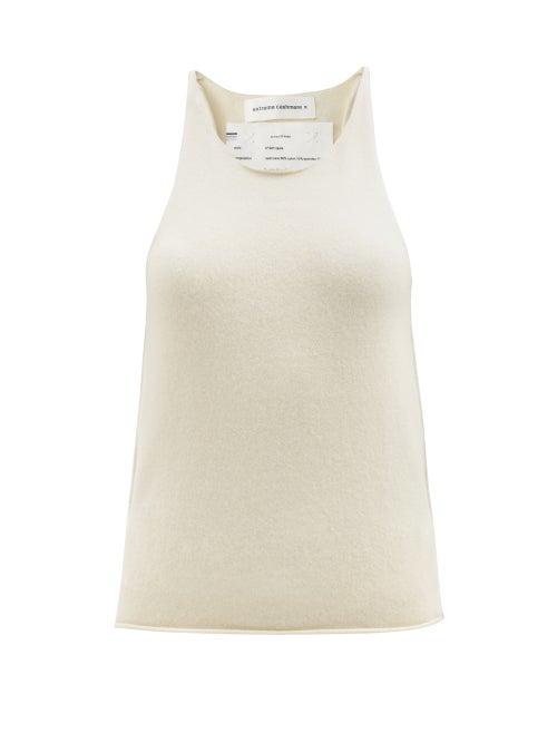 Extreme Cashmere - No. 221 Tank Stretch-cashmere Tank Top - Womens - Cream