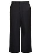 Raey Flat-front Cropped Twill Trousers