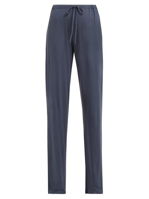 Matchesfashion.com Max Mara Leisure - Duomo Track Pants - Womens - Dark Blue